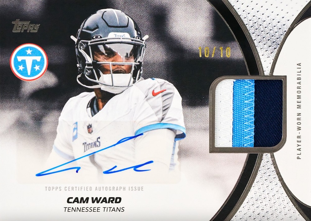Example Topps Flagship Football Card