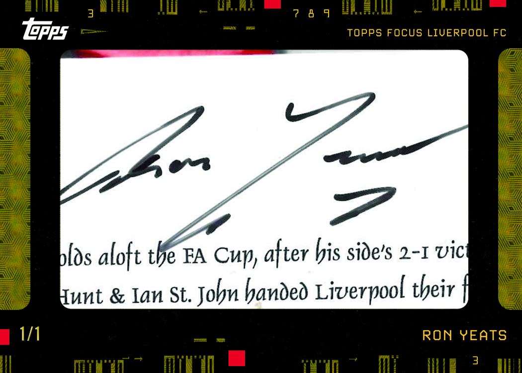 Example Topps Focus Liverpool Card