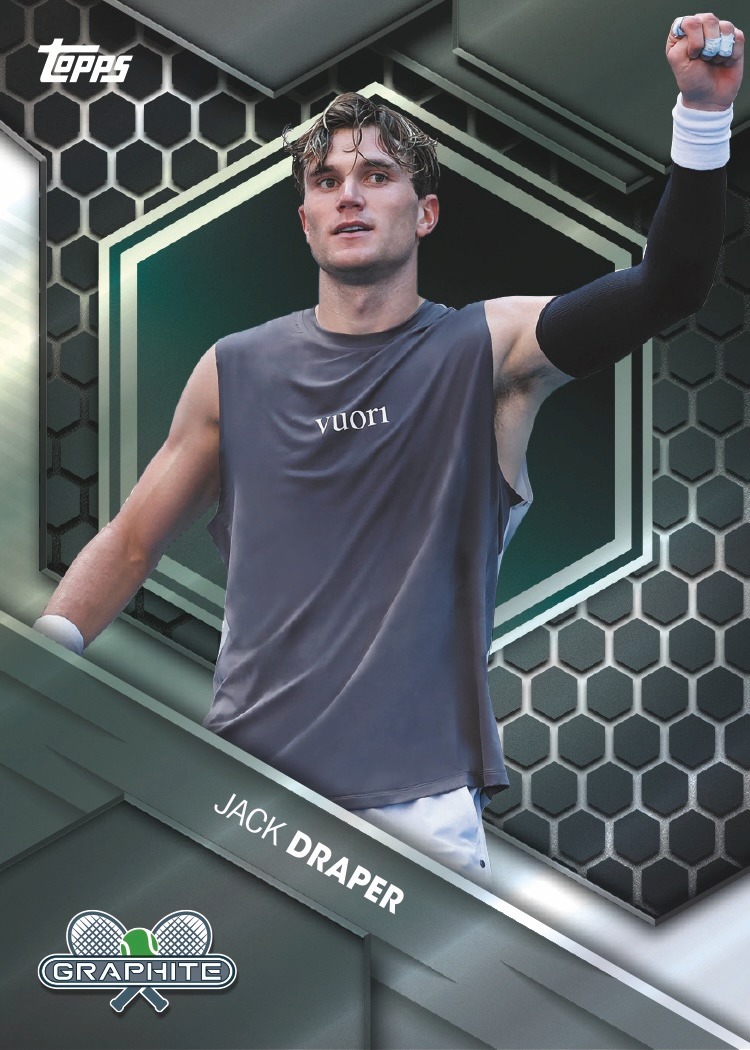 Example Topps Graphite Tennis Card