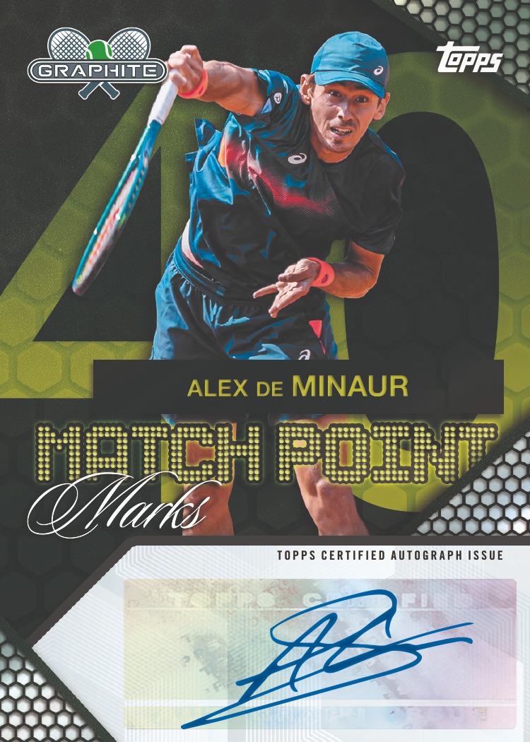 Example Topps Graphite Tennis Card