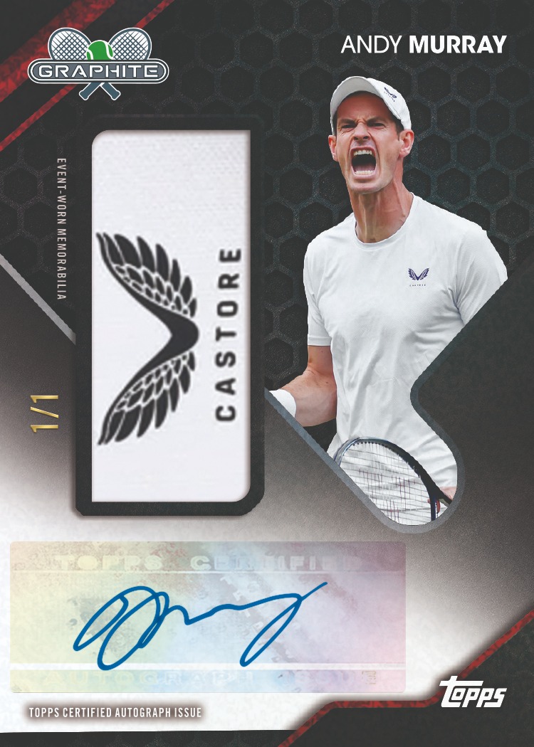 Example Topps Graphite Tennis Card