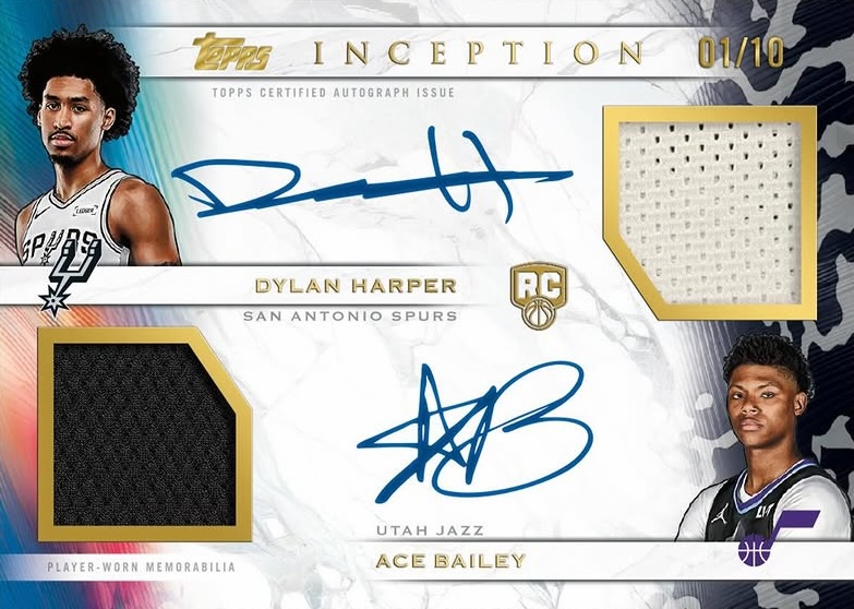 Example Topps Inception Basketball Card