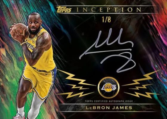 Example Topps Inception Basketball Card