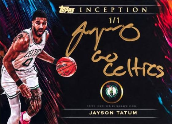 Example Topps Inception Basketball Card