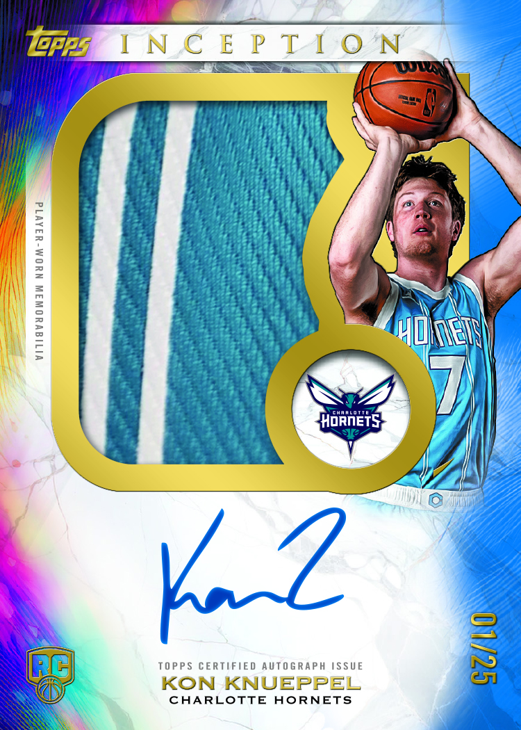 Example Topps Inception Basketball Card