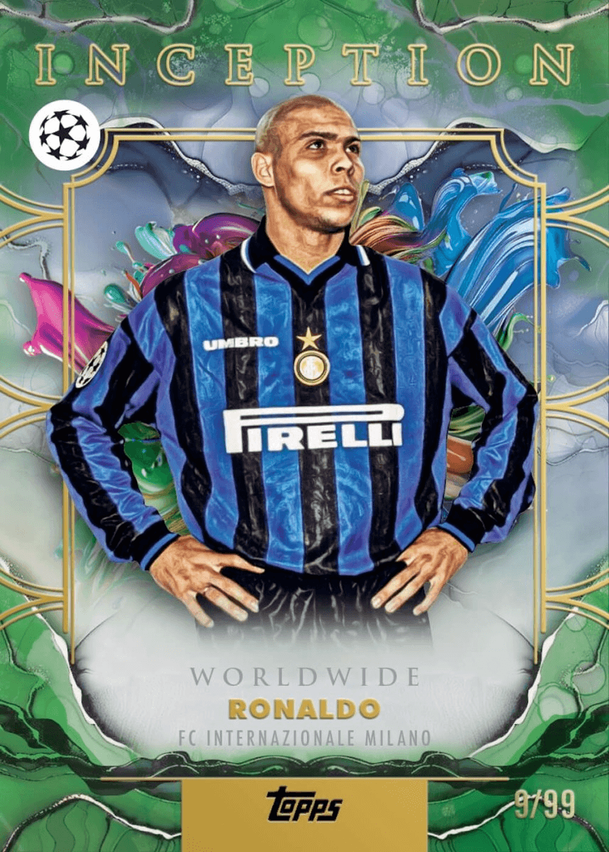 Example Topps Inception UEFA Card