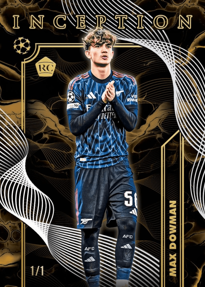 Example Topps Inception UEFA Card
