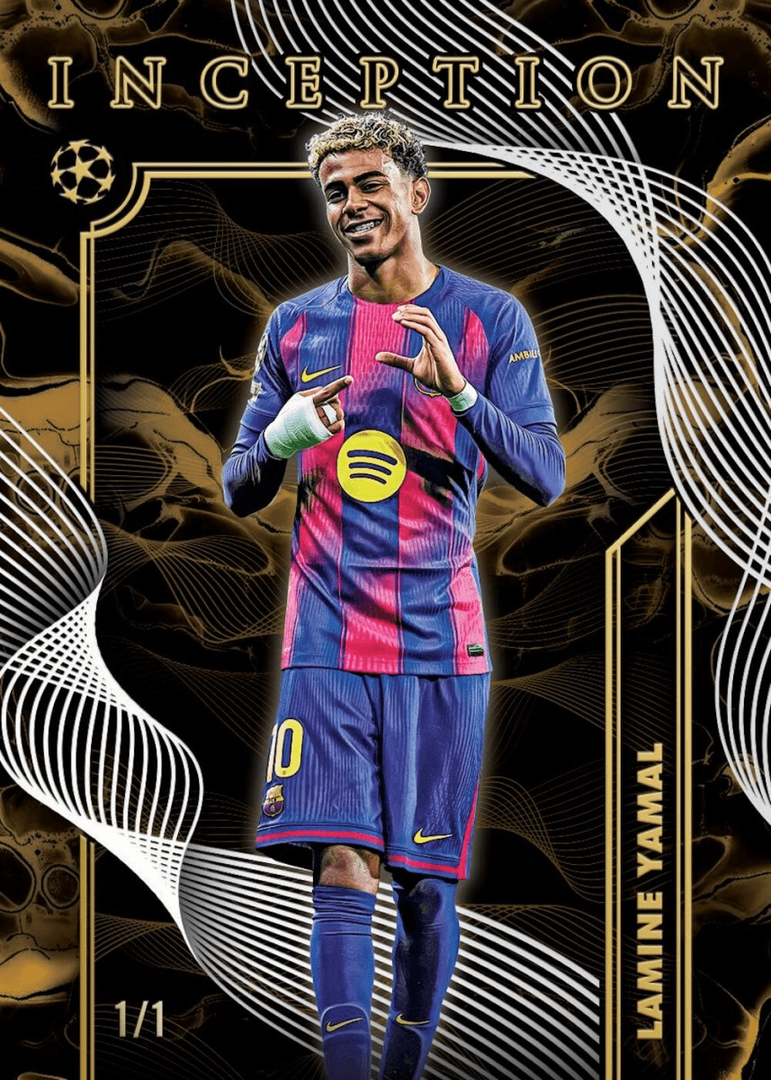 Example Topps Inception UEFA Card