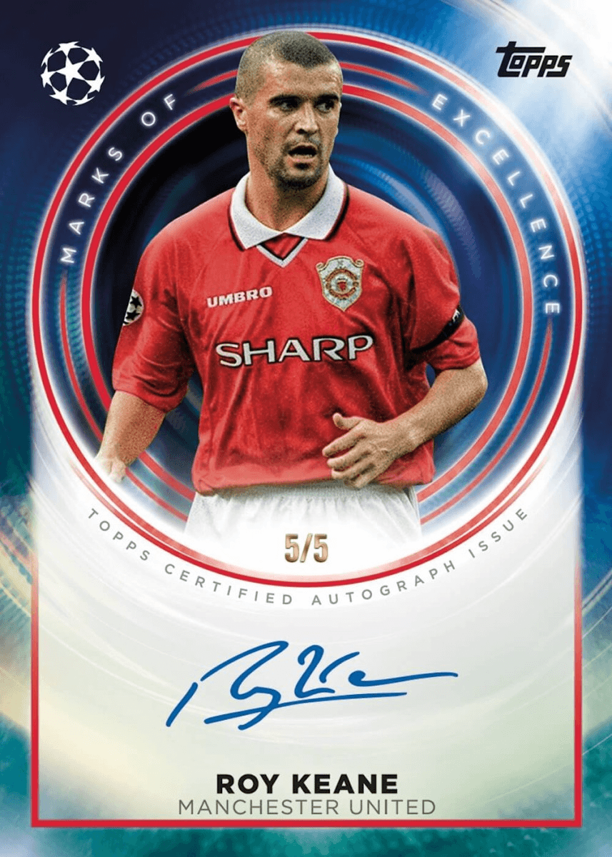 Example Topps Inception UEFA Card