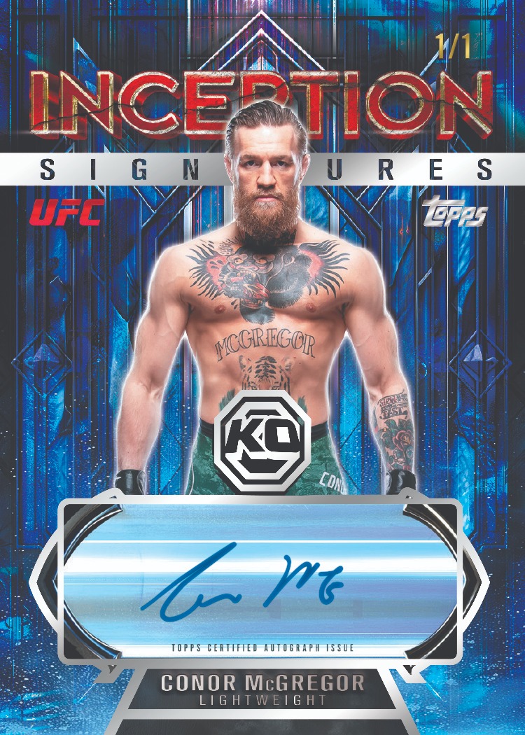 Example Topps Knockout UFC Card