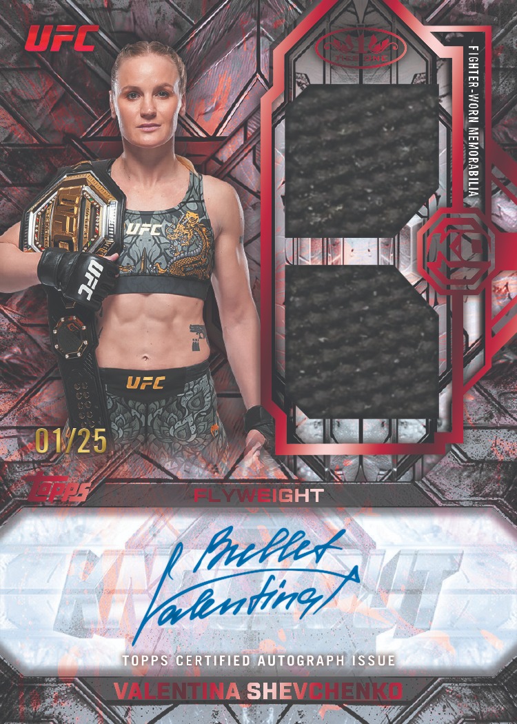Example Topps Knockout UFC Card
