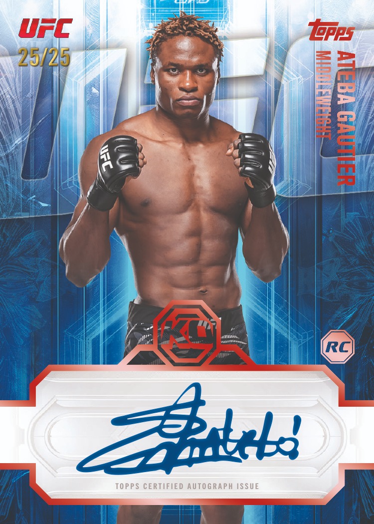 Example Topps Knockout UFC Card