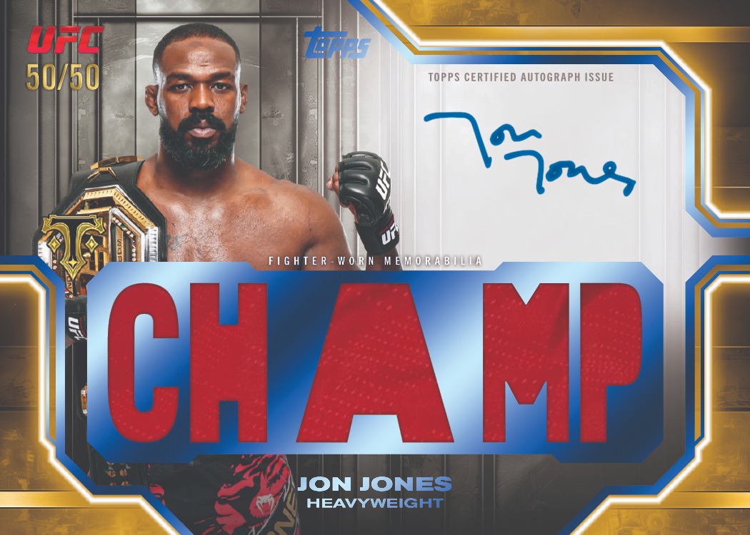 Example Topps Knockout UFC Card