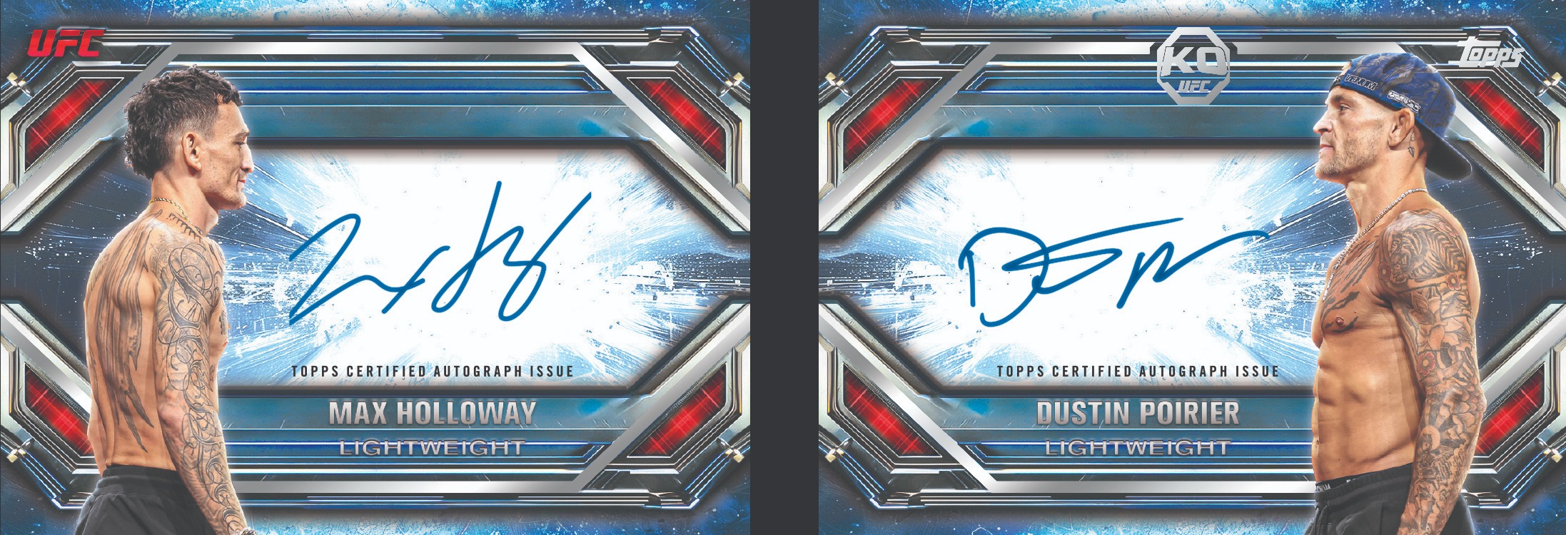 Example Topps Knockout UFC Card