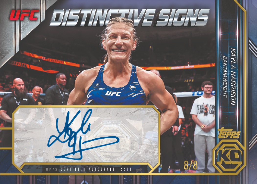 Example Topps Knockout UFC Card