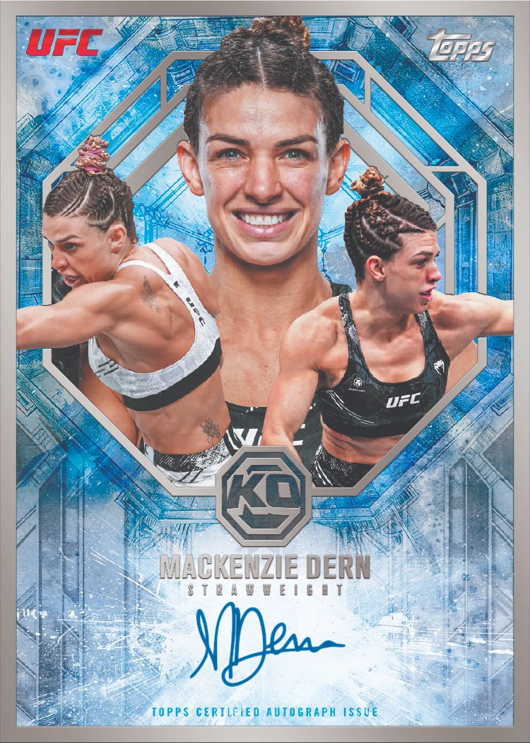 Example Topps Knockout UFC Card
