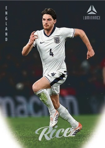 Example Panini Luminance England Card