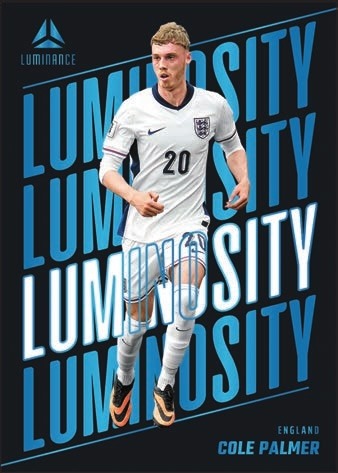 Example Panini Luminance England Card