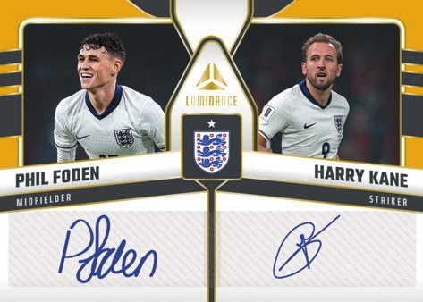 Example Panini Luminance England Card