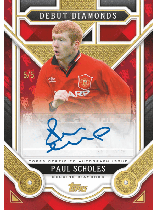 Example Topps Manchester United Palatial Card
