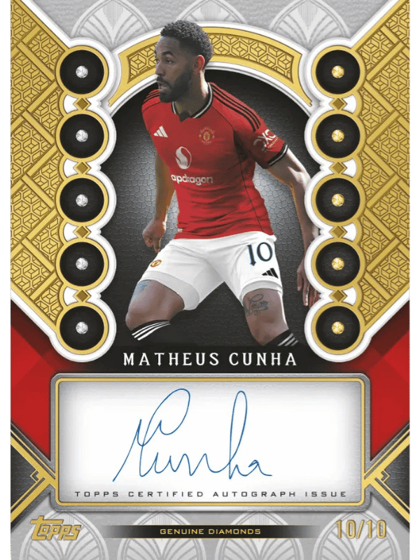 Example Topps Manchester United Palatial Card