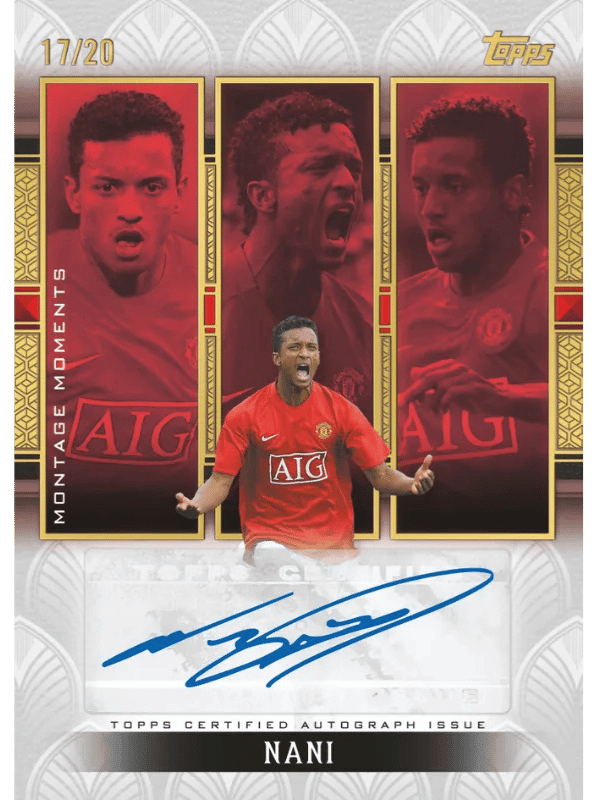 Example Topps Manchester United Palatial Card