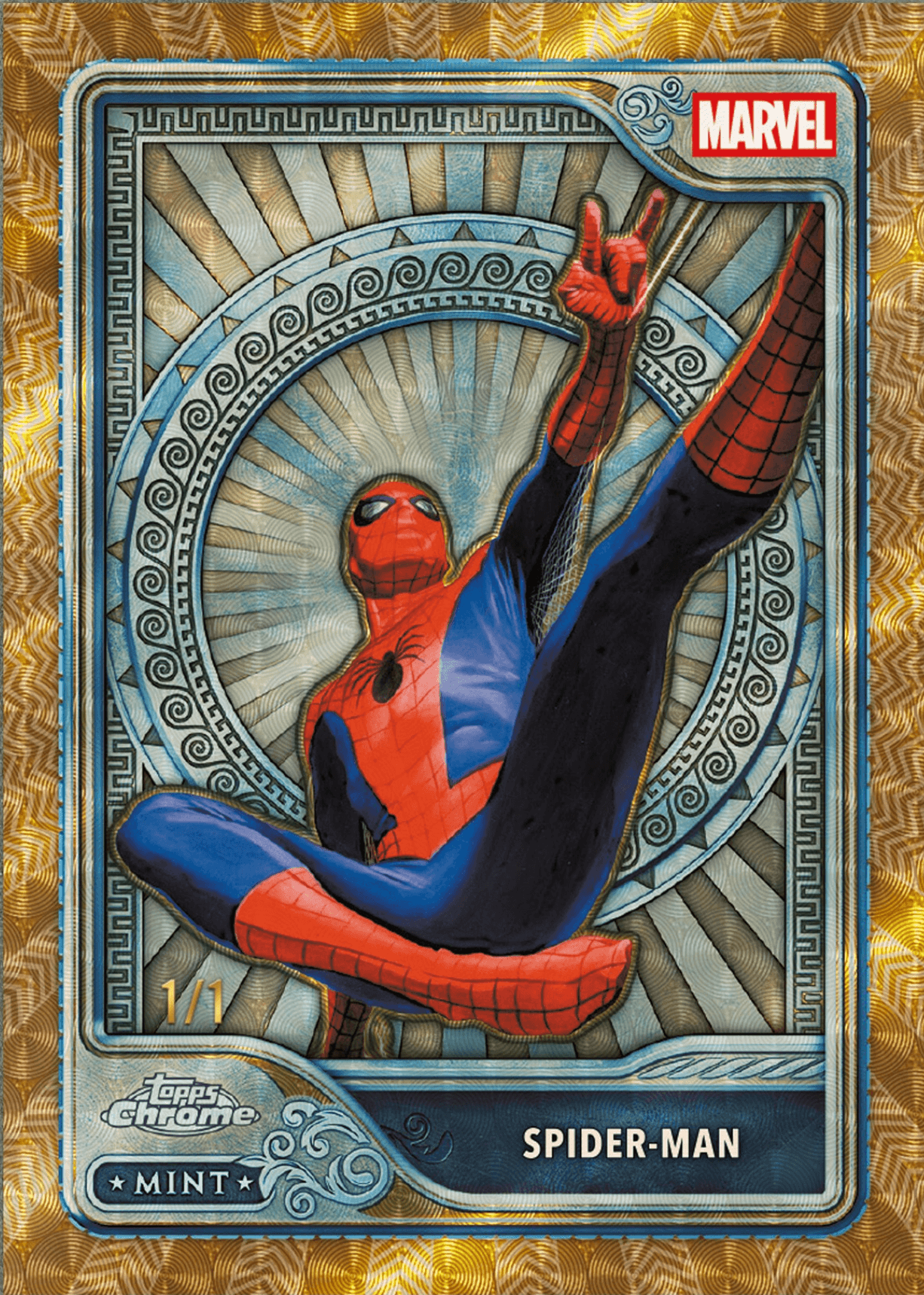 Example Topps Marvel Mint Card