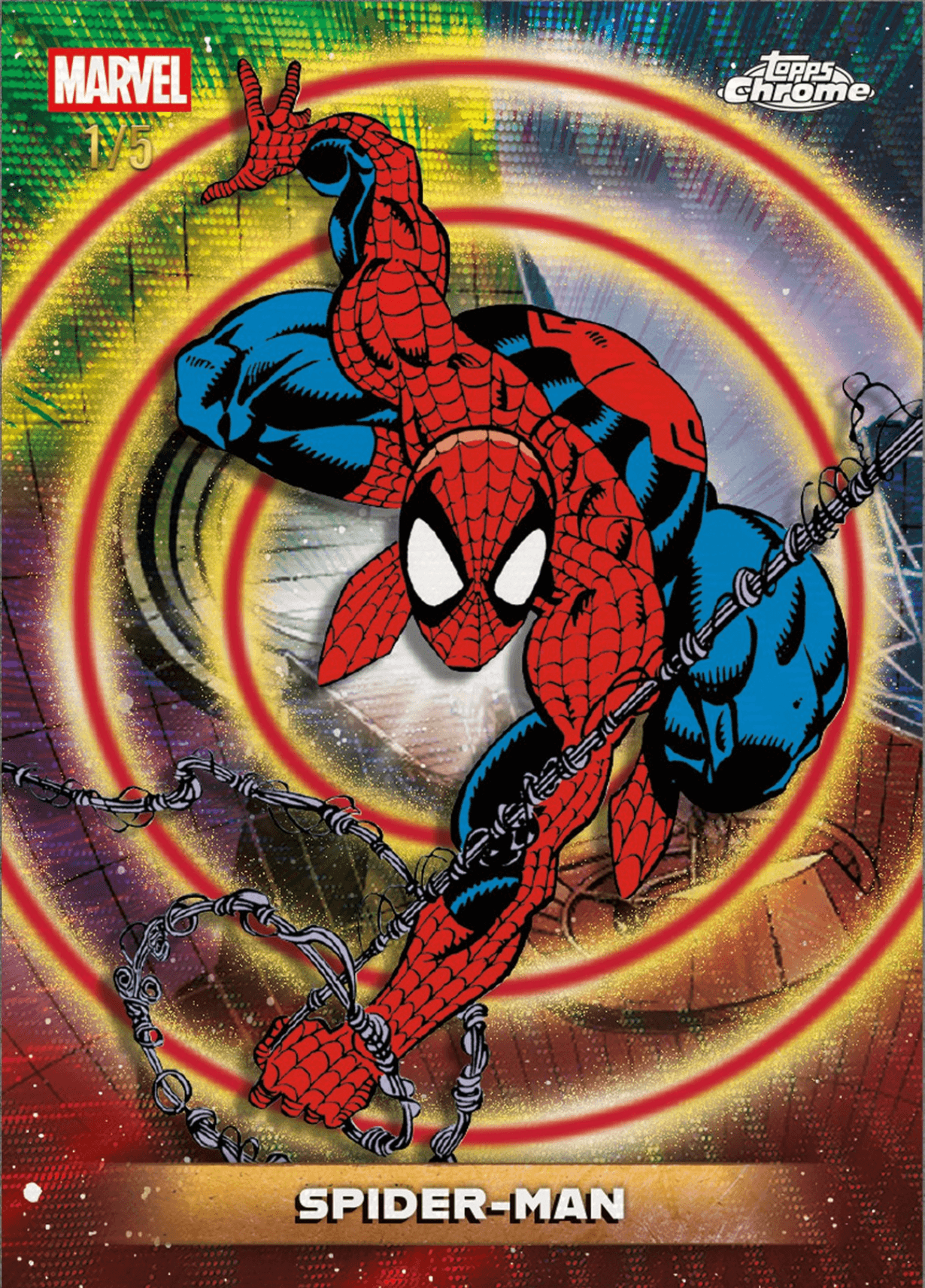 Example Topps Marvel Mint Card