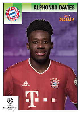 Example Topps Merlin 95 Heritage Card
