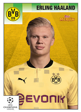 Example Topps Merlin 95 Heritage Card