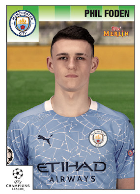 Example Topps Merlin 95 Heritage Card
