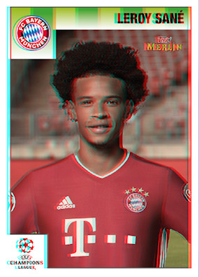 Example Topps Merlin 95 Heritage Card