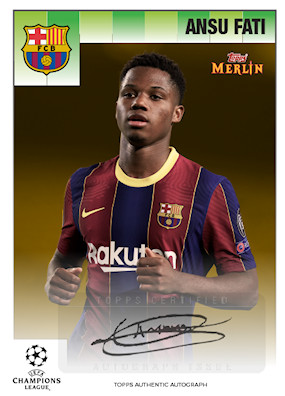 Example Topps Merlin 95 Heritage Card