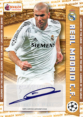 Example Topps Merlin Heritage Card