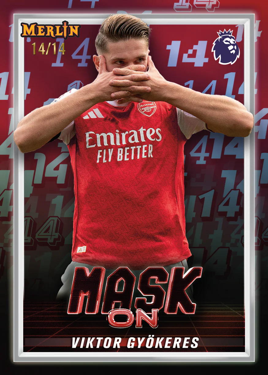 Example Topps Merlin Premier League Card