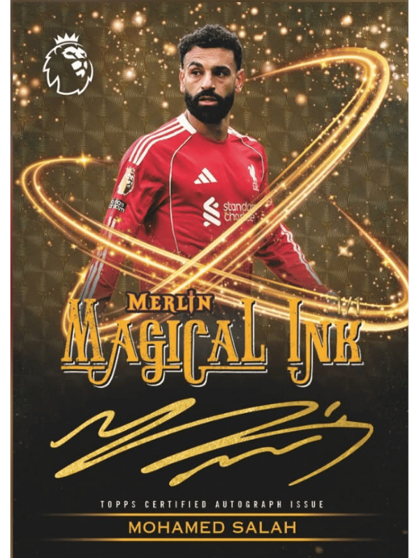 Example Topps Merlin Premier League Card