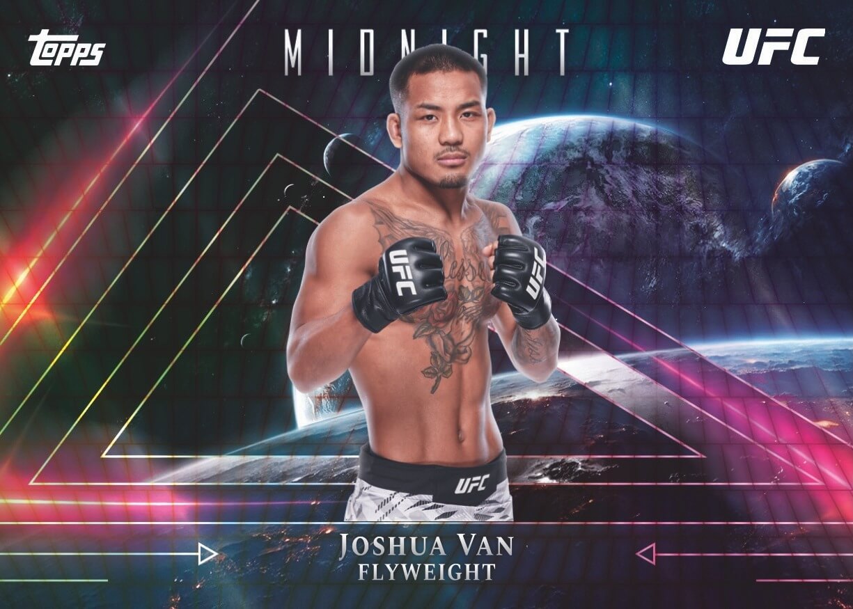 Example Topps Midnight UFC Card