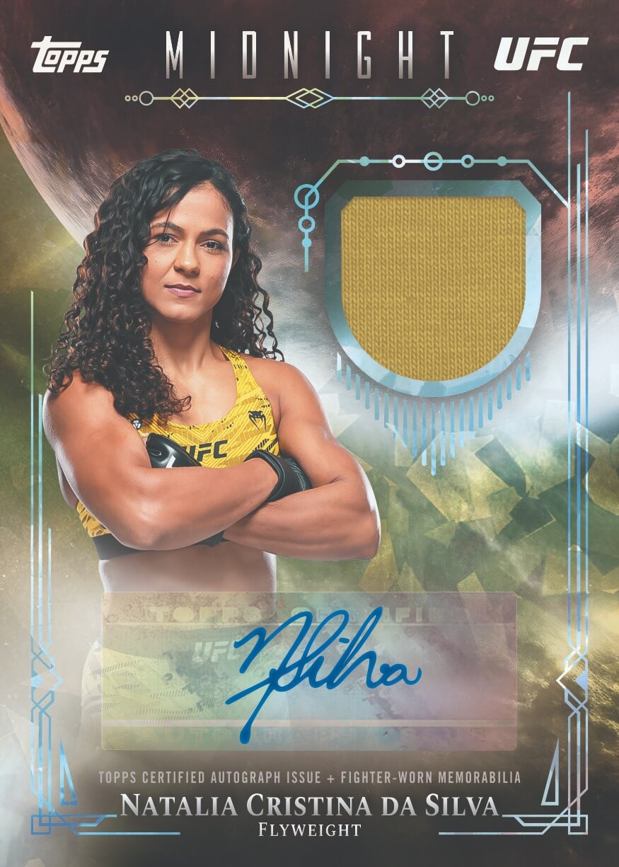 Example Topps Midnight UFC Card
