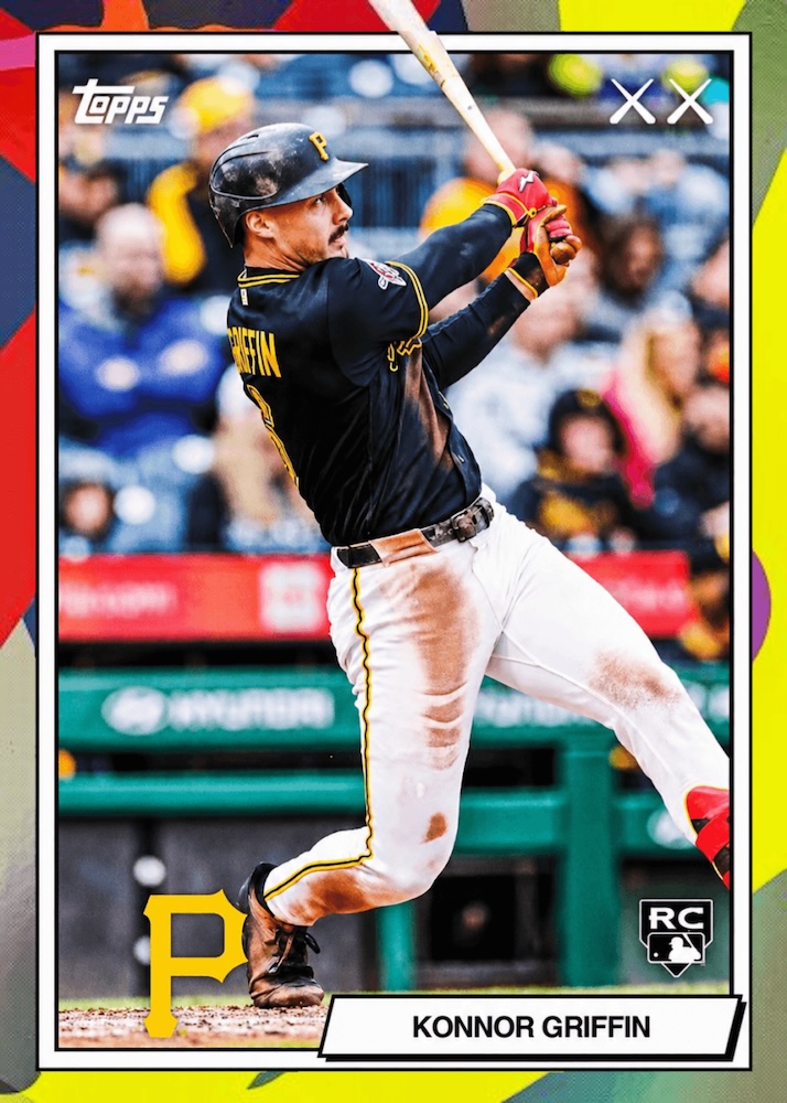 Example Topps MLB x KAWS Card