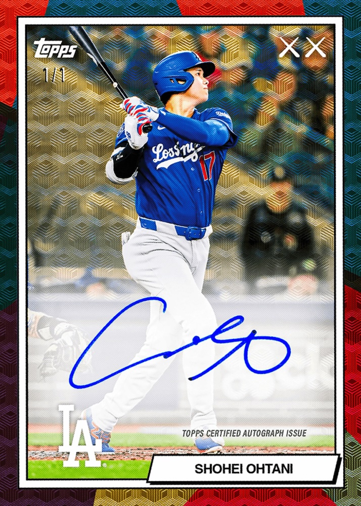 Example Topps MLB x KAWS Card