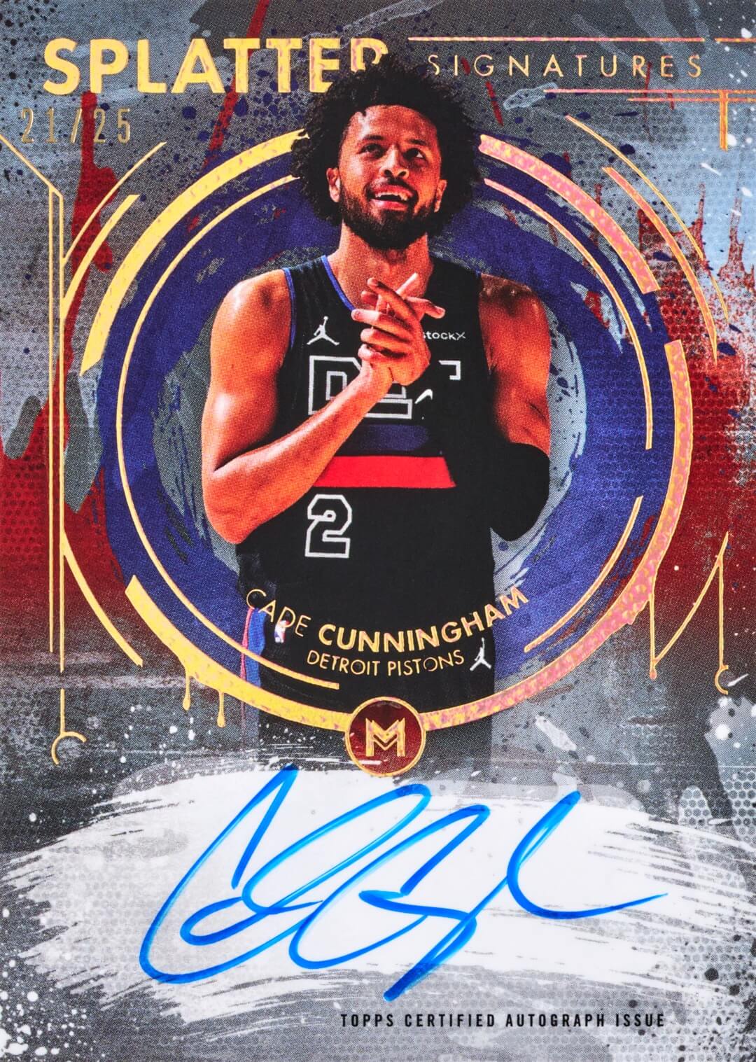 Example Topps Motif Basketball Card