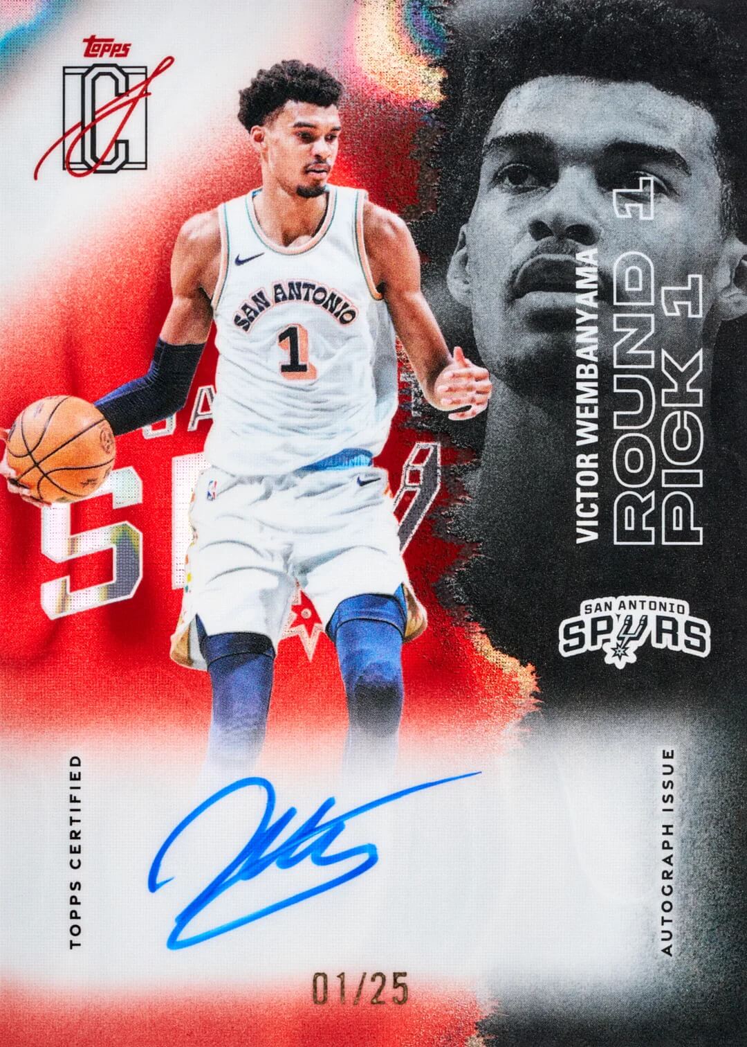 Example Topps Motif Basketball Card