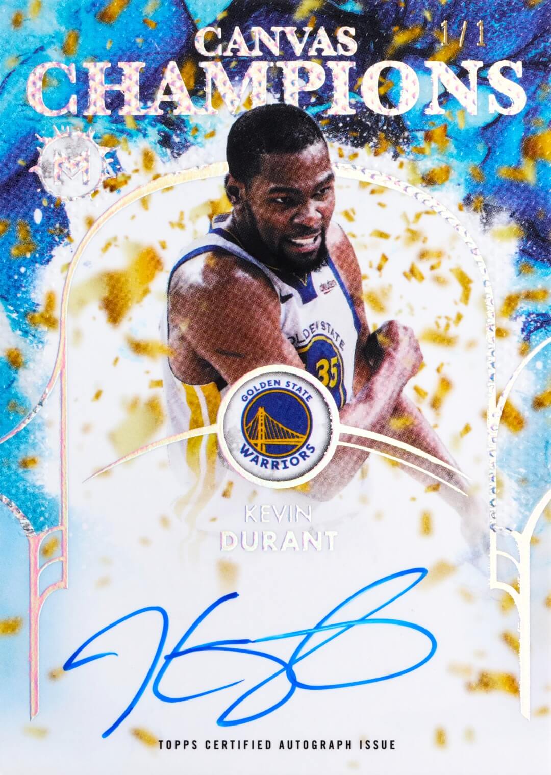 Example Topps Motif Basketball Card