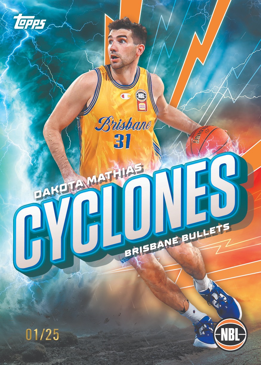 Example Topps NBL Basketball Card
