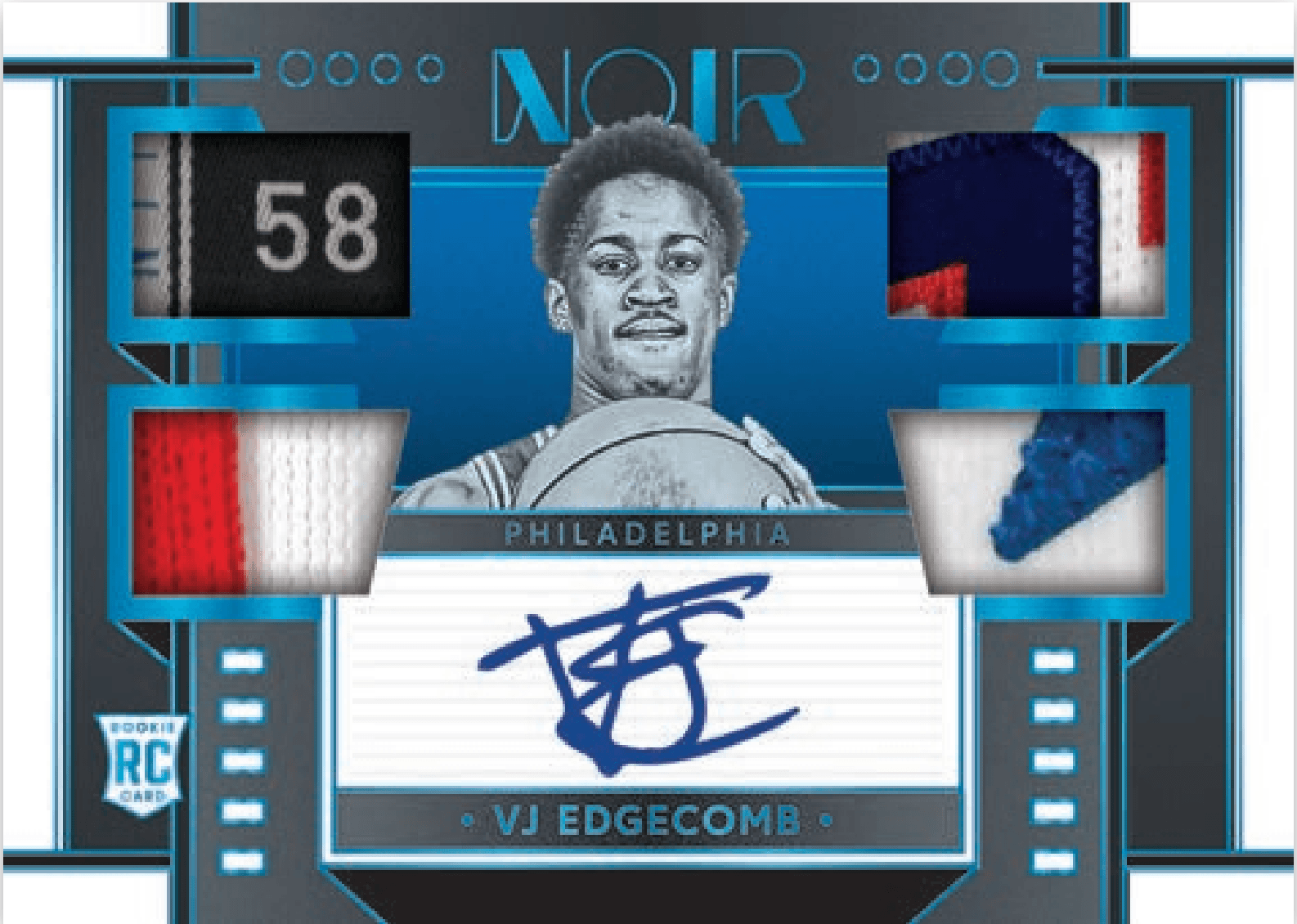 Example Panini Noir Basketball Card