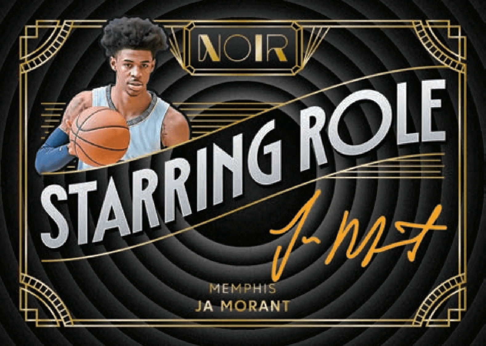 Example Panini Noir Basketball Card