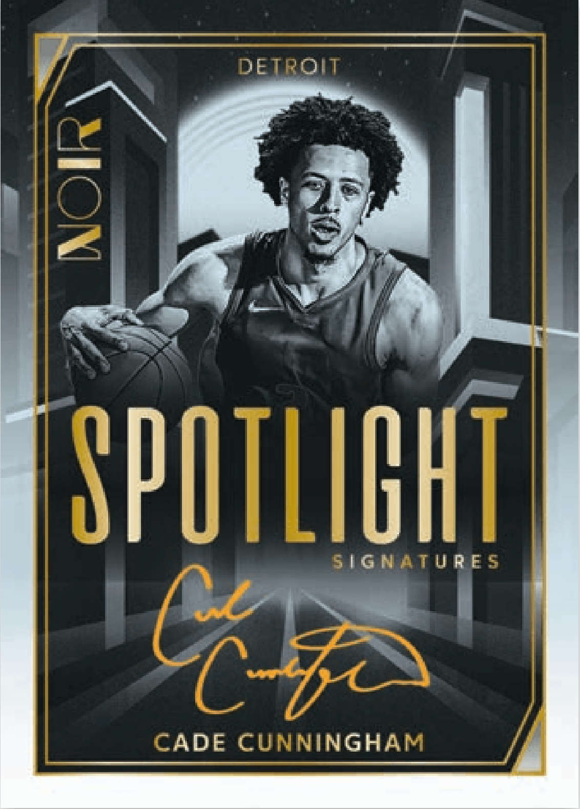 Example Panini Noir Basketball Card