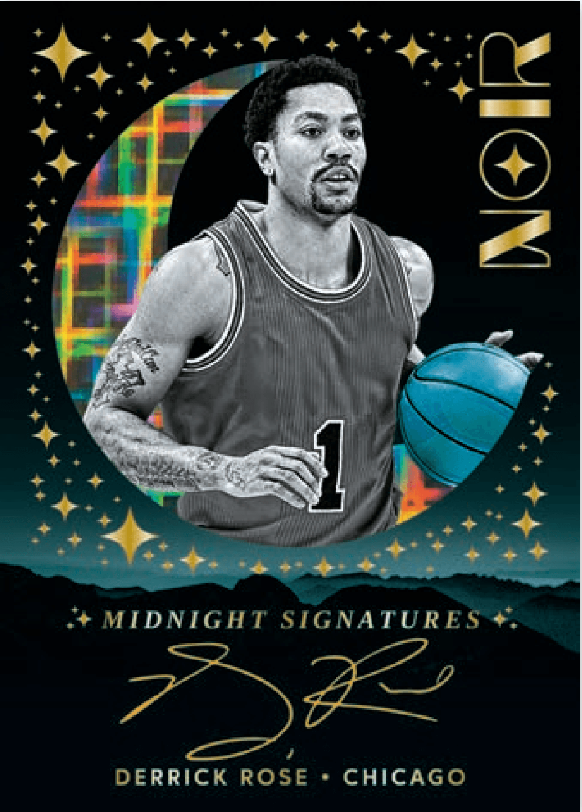 Example Panini Noir Basketball Card