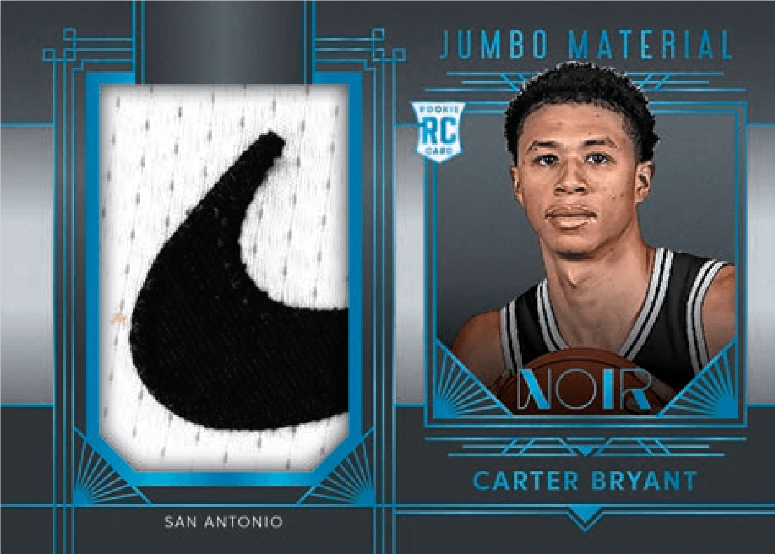 Example Panini Noir Basketball Card