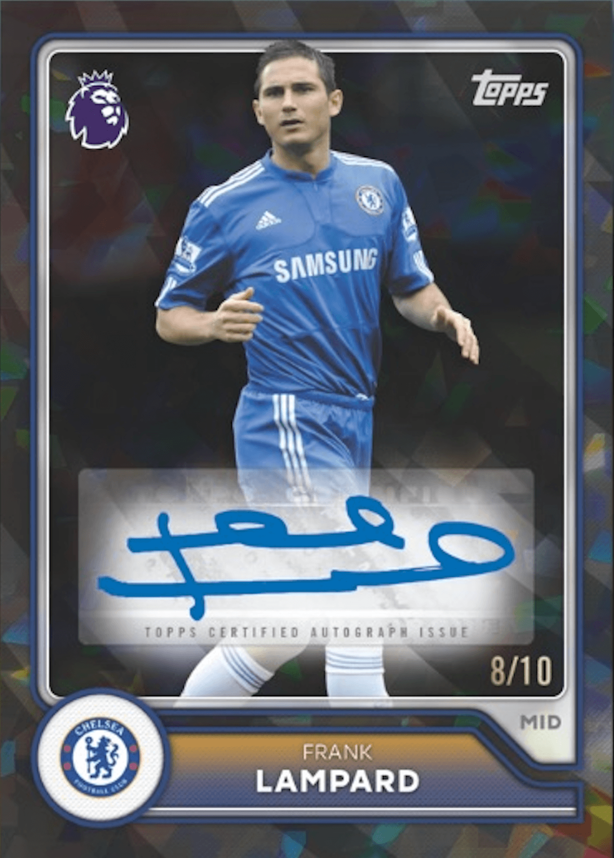 Example Topps Premier League Card